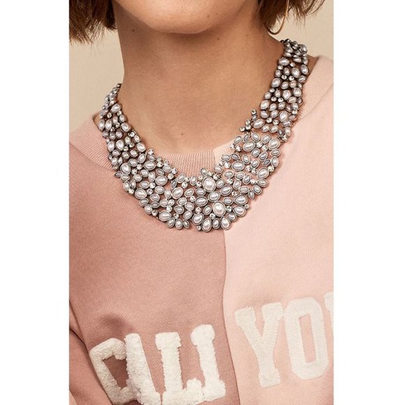 Nordstrom BaubleBar 'Kew' Crystal Collar Statement Necklace - Picture 1 of 5